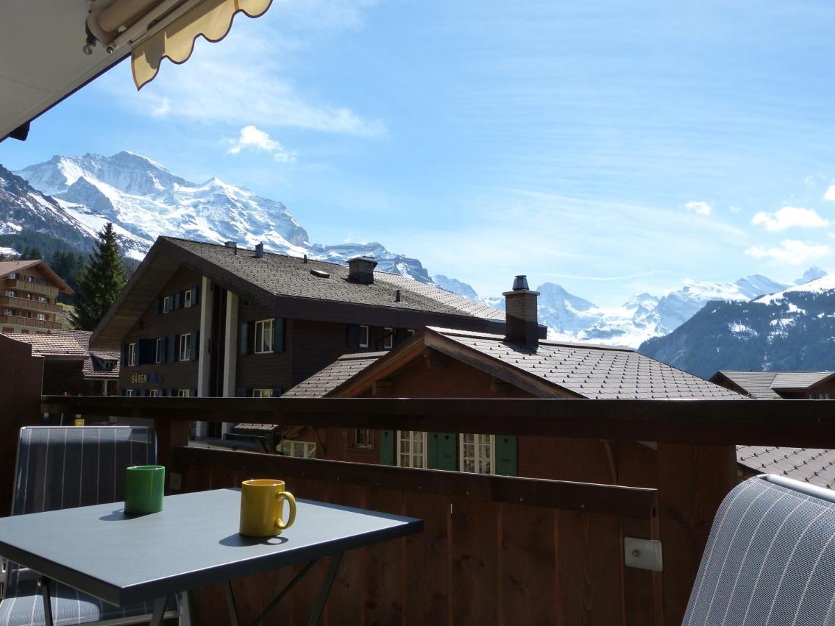 Appartement Chalet Bella Vista 3 à Wengen Extérieur photo